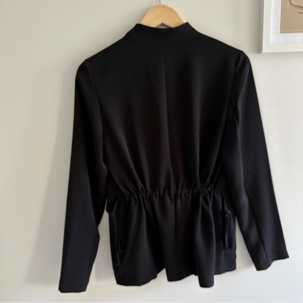 Express: Drawstring Open Front Blazer Jacket - image 4